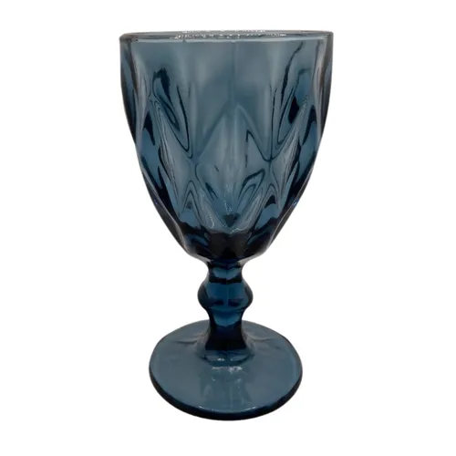 Blue textured Glass