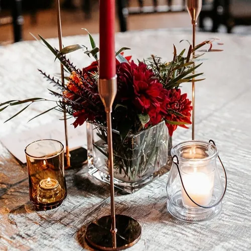 Small Clear Square Vase