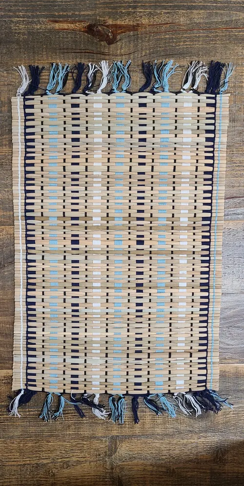 Wicker & Blue Placemat