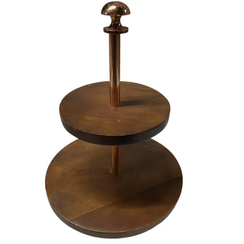 Brown & Rose Gold Dessert Stand