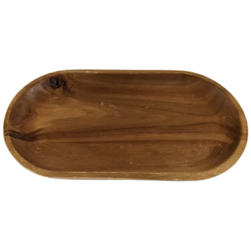 Wood Oval Tray