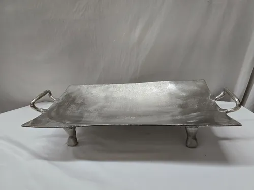 Silver Legged Tray