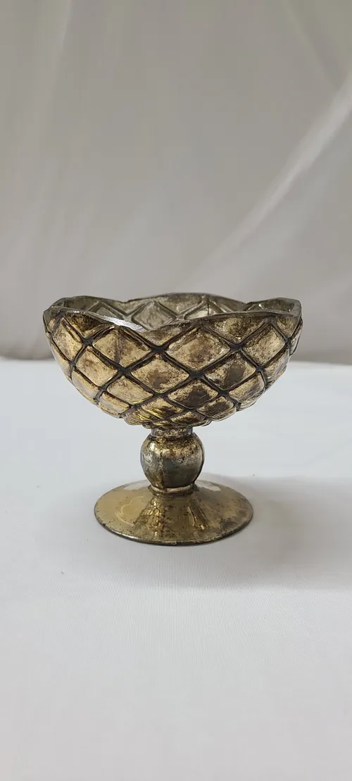 Bronze Diamond Compote