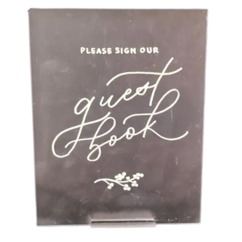 Acrylic Guest Book Flower