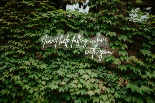 I Can't Help falling..... Neon Sign