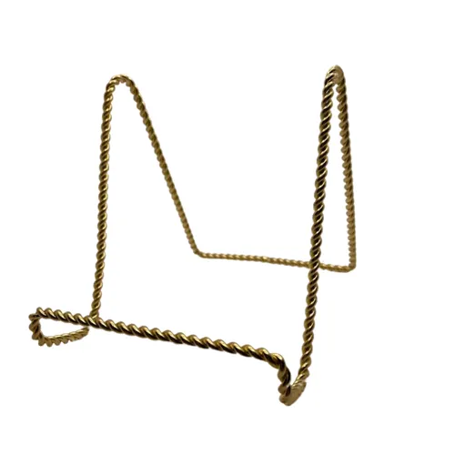 Braided Gold Table Number Stand