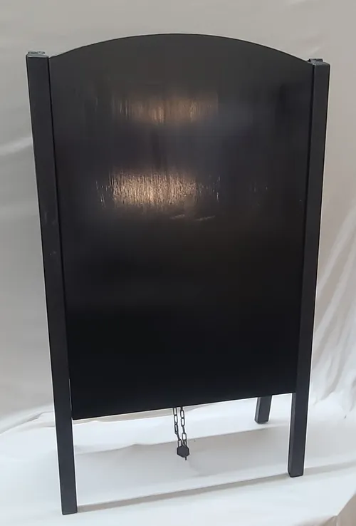 Black Metal A Frame Chalk Board