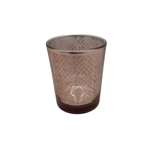 Rose Gold Pattern Votive