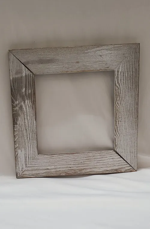 White Washed Square Frame without glass