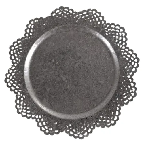 Metal Lace Edge Charger