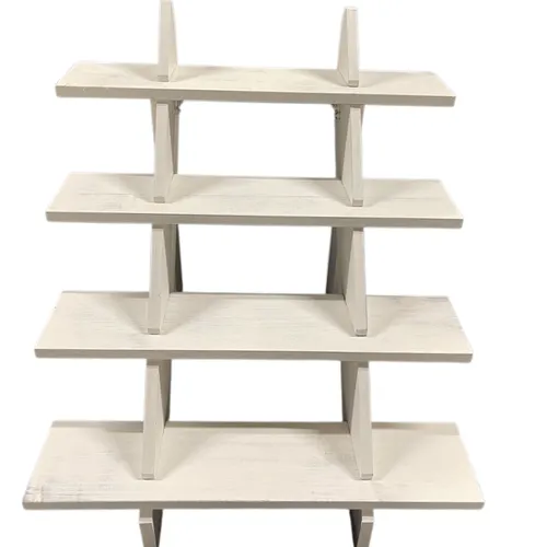 White Wash Tiered Dessert Stand