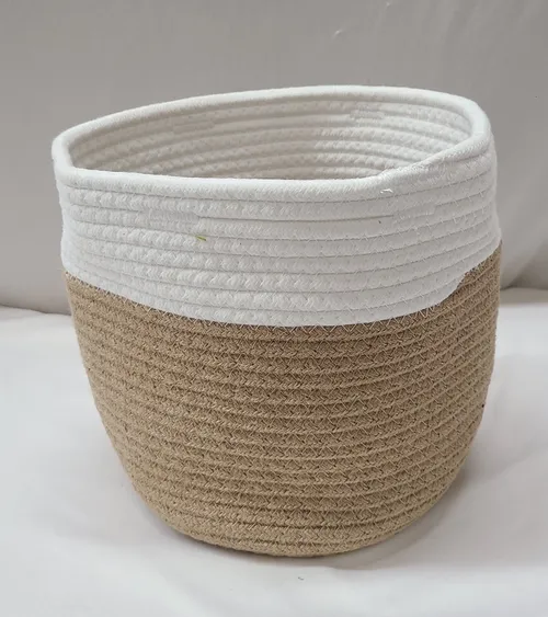 White & Tan Basket