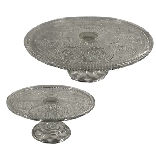 Retro Crystal Dessert Stand