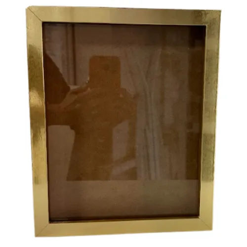 Gold Shadow Box Frame (No Stand)