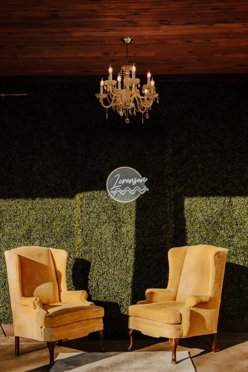 Yellow Wingback Chair