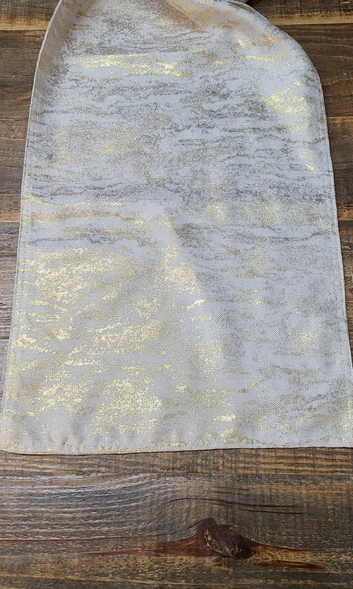 Gold & White Table Runner