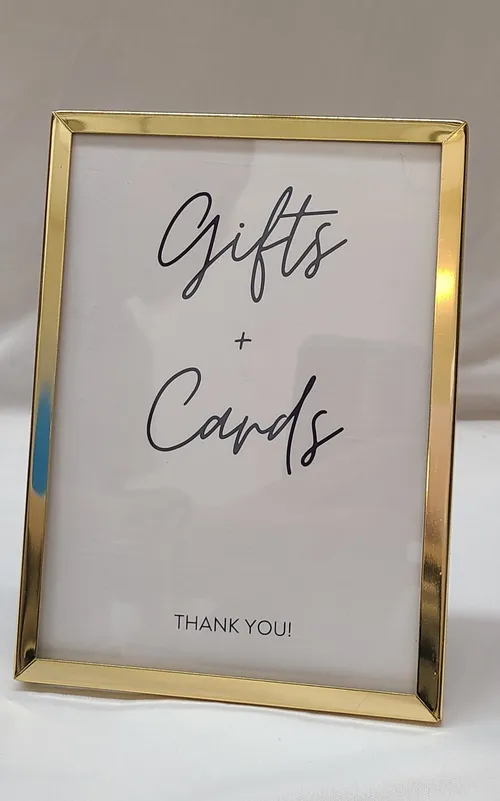 Black & White Cardstock Signage Collection