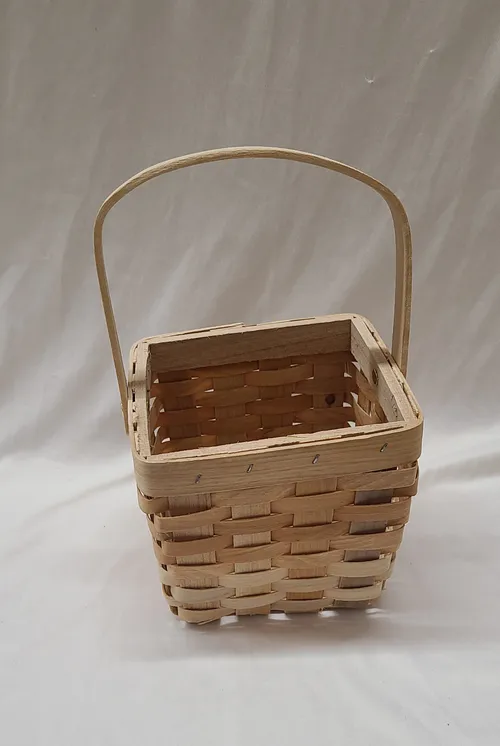 Light Wood Flower Girl Baskets