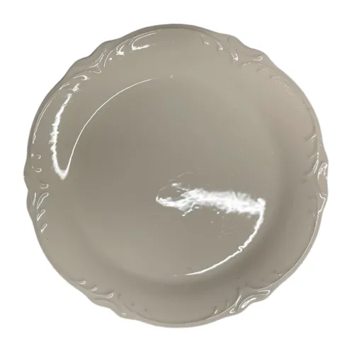 Elegant White Dinner Plate