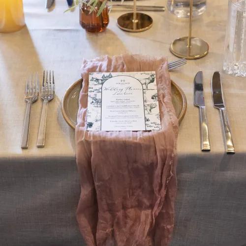 Mauve Cheesecloth Napkin