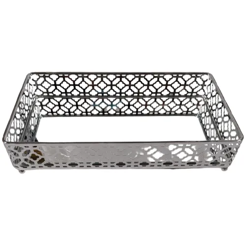 Silver Mirror Tray
