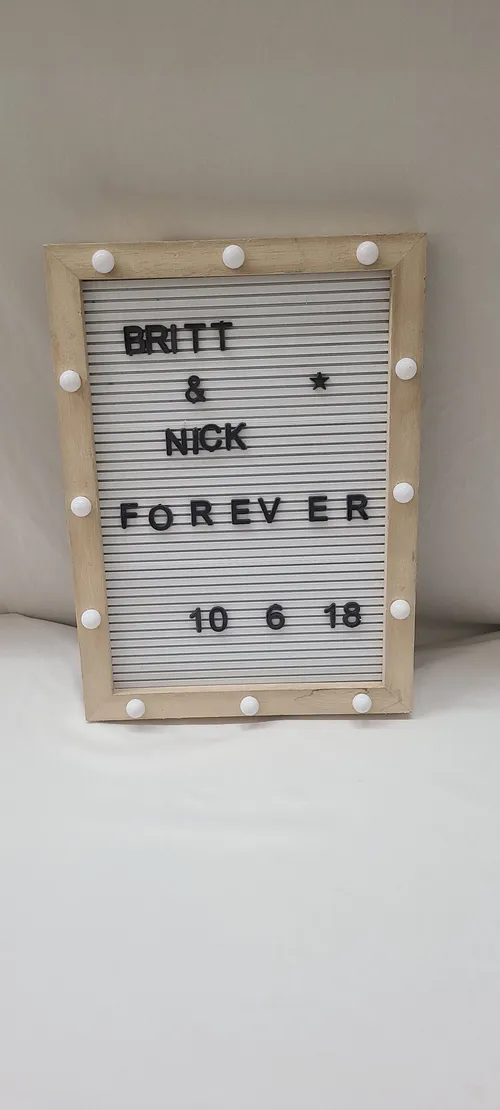Light up Letter Board