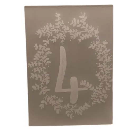 Opaque Acrylic Table Numbers