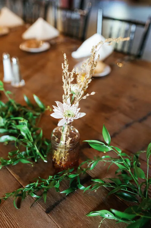 Assorted Vintage Style Pink Amber Bud Vases