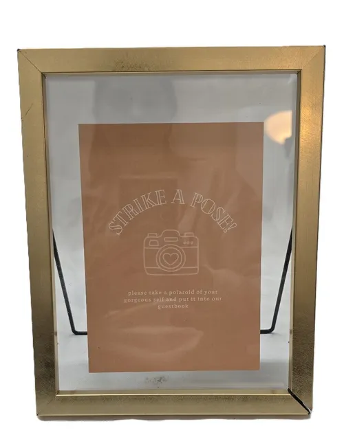 Flat Modern Gold Frame 7