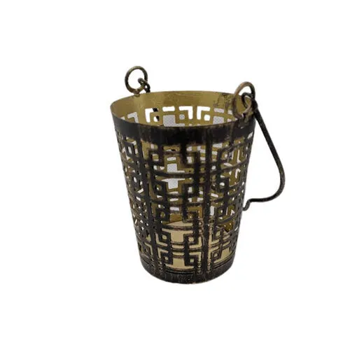 Black Metal Cutout Votive