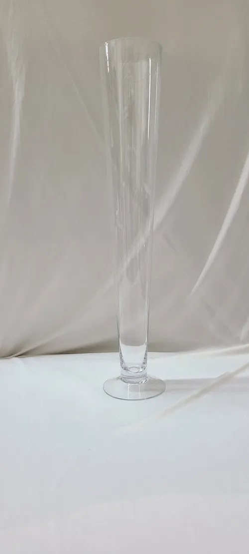 Clear Flared Floral Stand