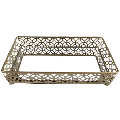 Gold Mirror Tray