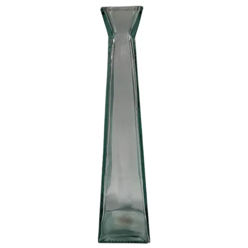 Tall Square Seaglass Vase