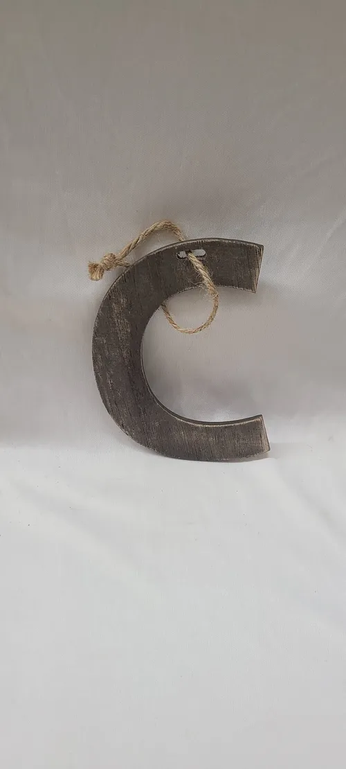 Wood Letter C