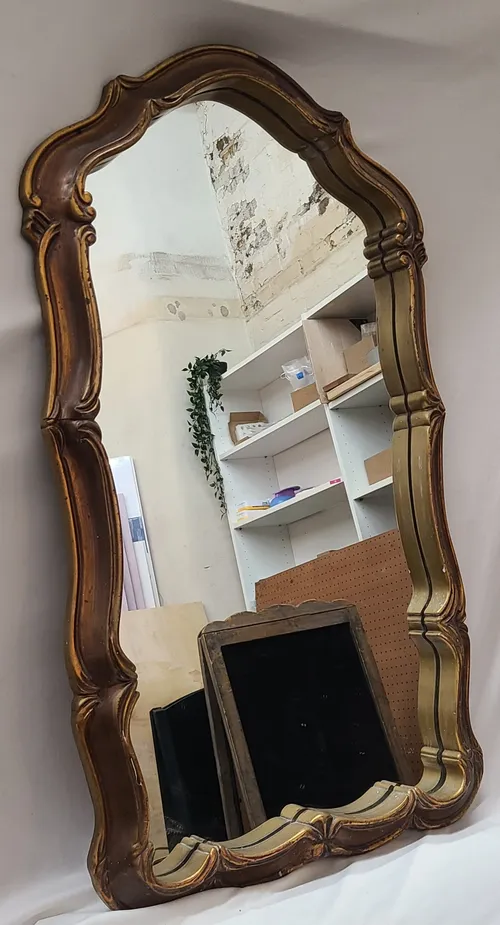 Gold & Brown Mirror