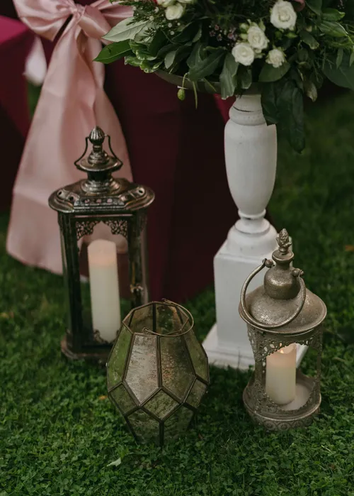 Vintage Gold Lantern