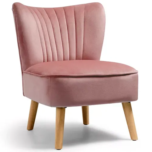 Blush Velvet Chair