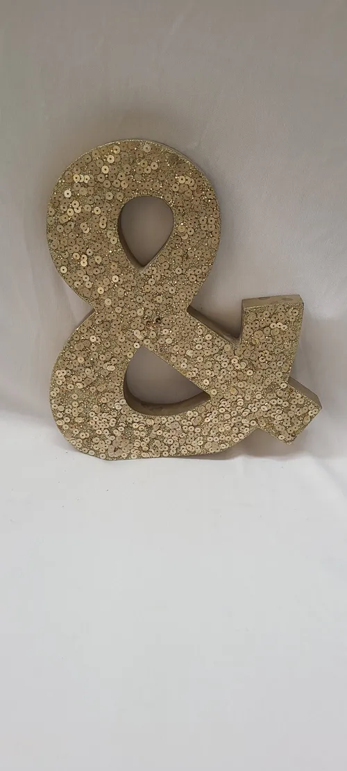 Gold Sequin & Symbol