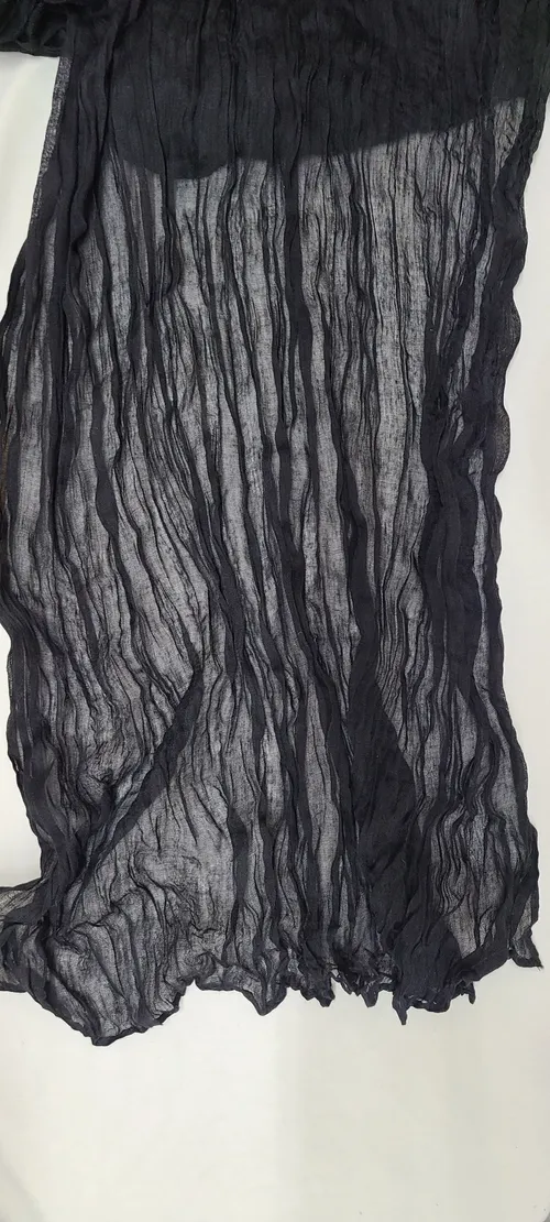 Black Cheesecloth Runner