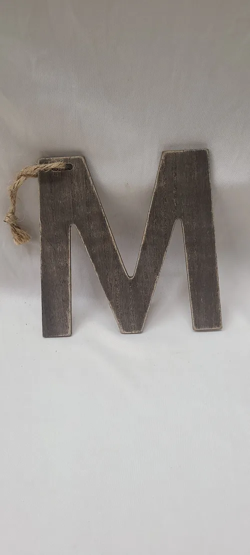 Wood Letter M
