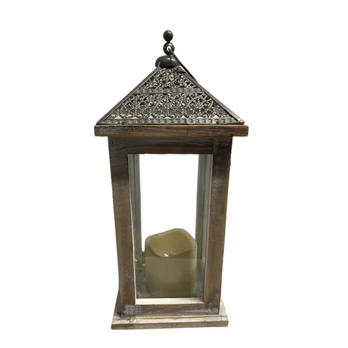 White Washed Lantern