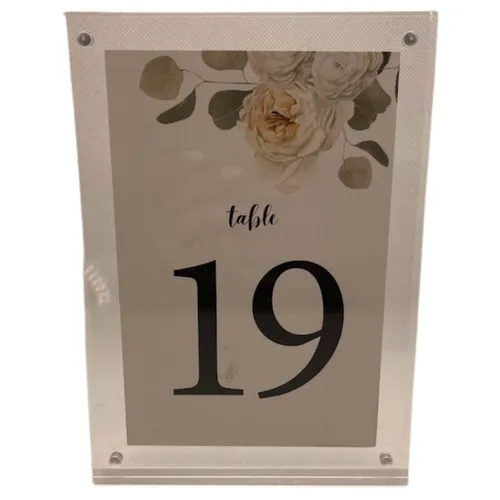 Floral Table Numbers