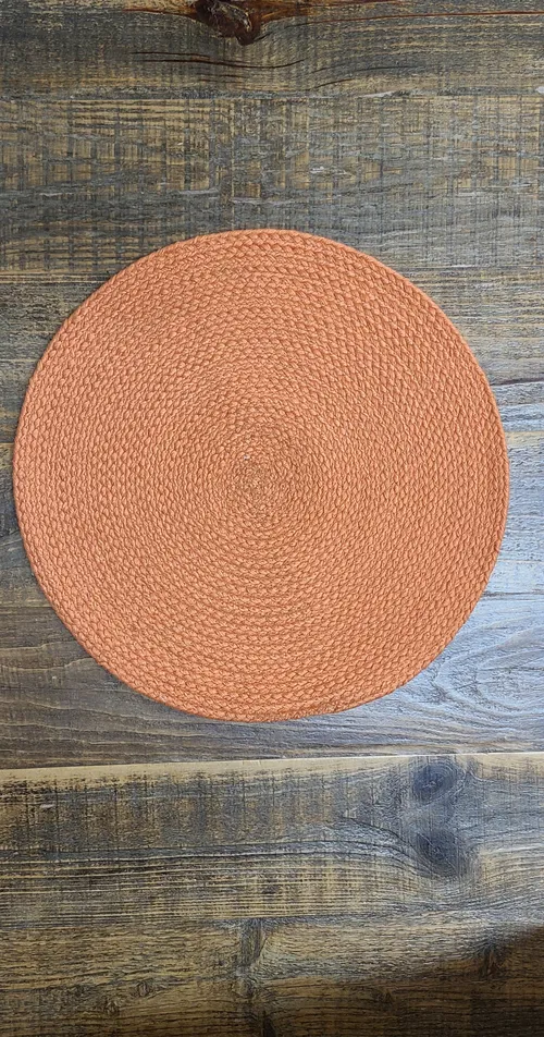 Orange Round Placemat