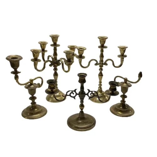 Brass Candelabras