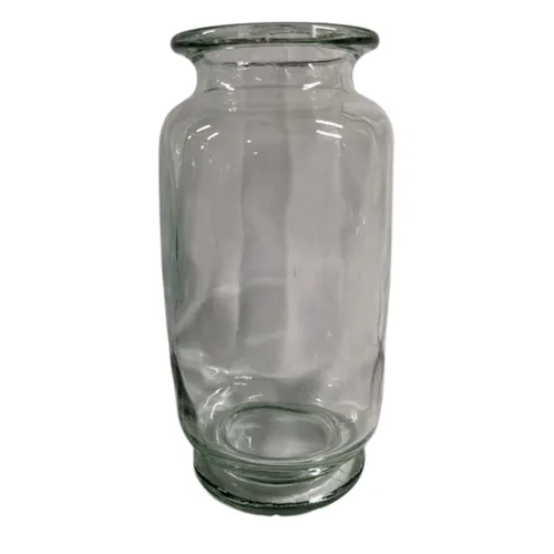 Footed Seaglass Vase