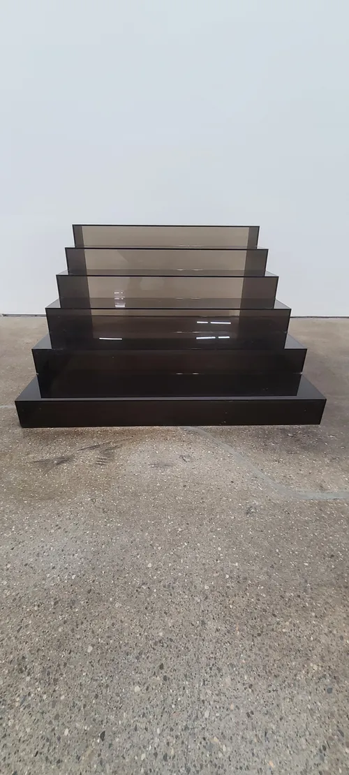 Black Acrylic Tiered Dessert Stand