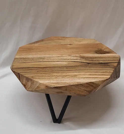 Wood & Black Dessert Stand