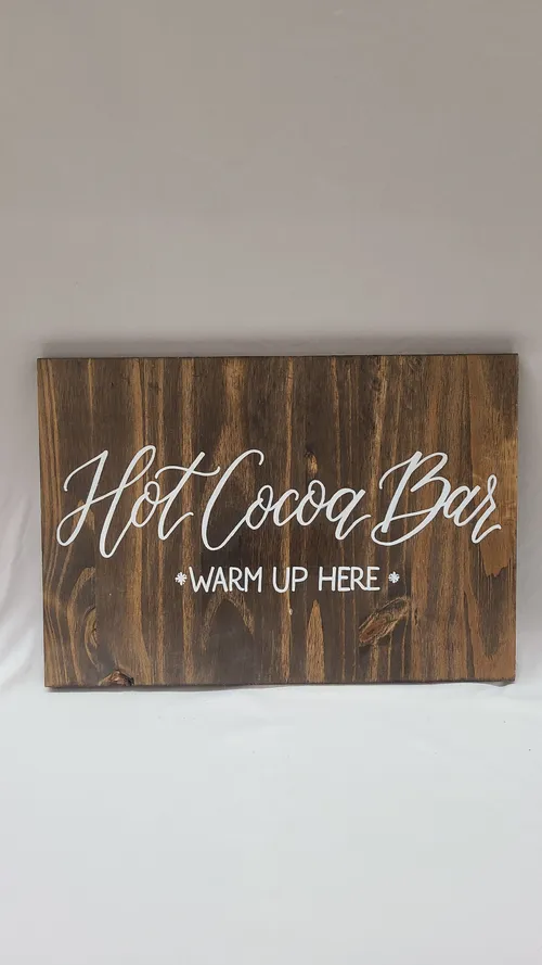 Hot Cocoa Sign
