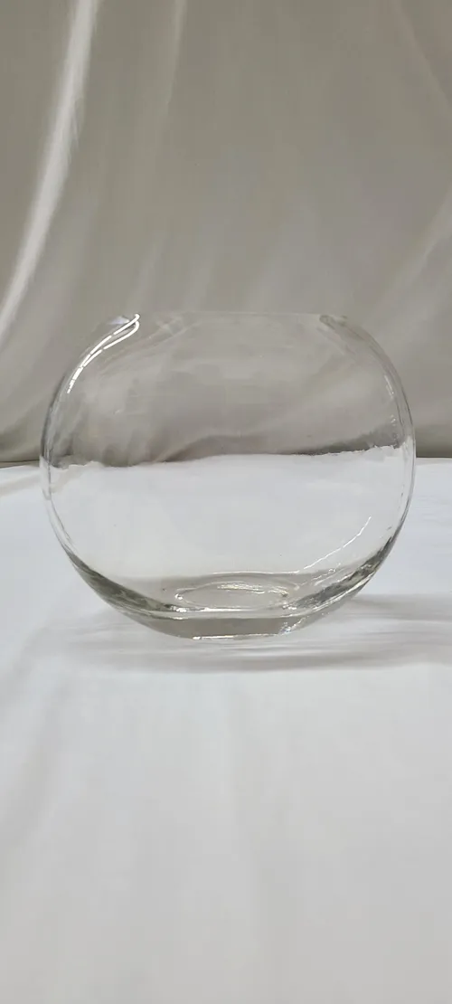 Flat Bowl Vase