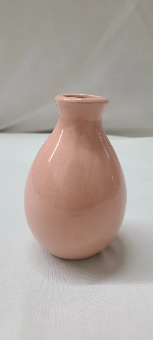 Dark Pink Round Ceremic Bud Vases